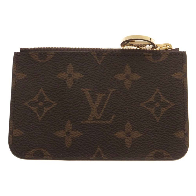 ルイヴィトン カードケース モノグラム ポルトカルト・ロミー M81880 LOUIS VUITTON ブラウン 小銭入れ
