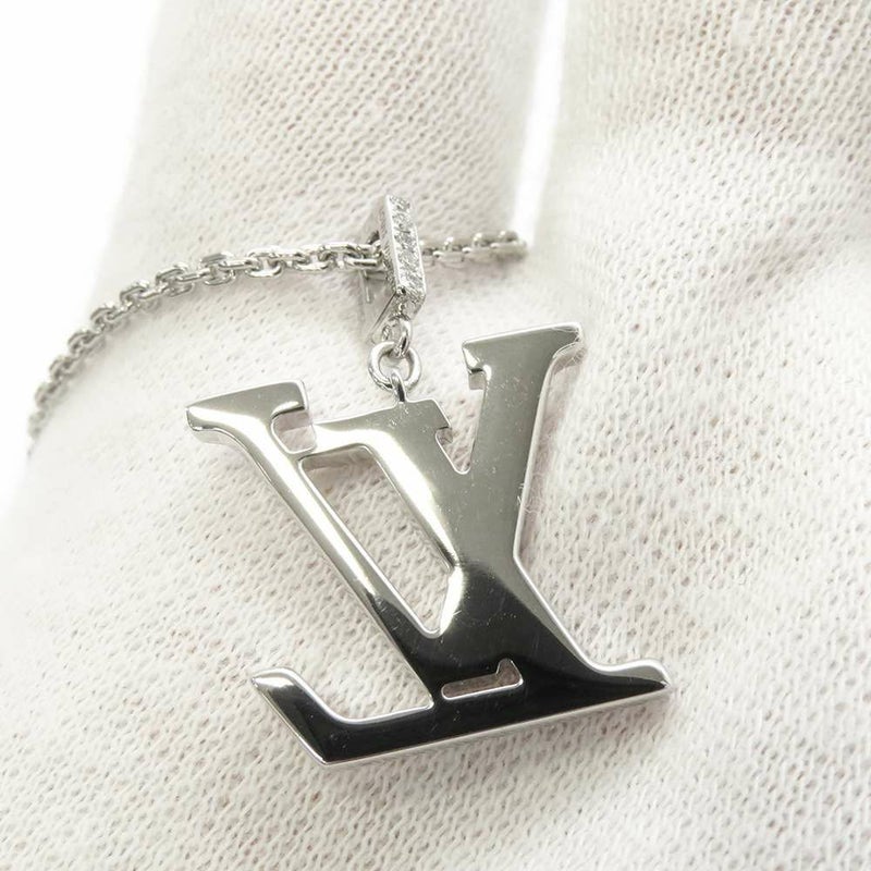 ルイヴィトン ネックレス パンダンティフGM ダイヤモンド K18WGホワイトゴールド Q93670 LOUIS VUITTON ペンダント ジュエリー