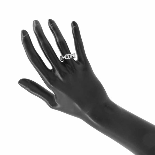 エルメス リング シェーヌダンクル アンシェネPM SV925シルバー リングサイズ51 HERMES 指輪 ジュエリー