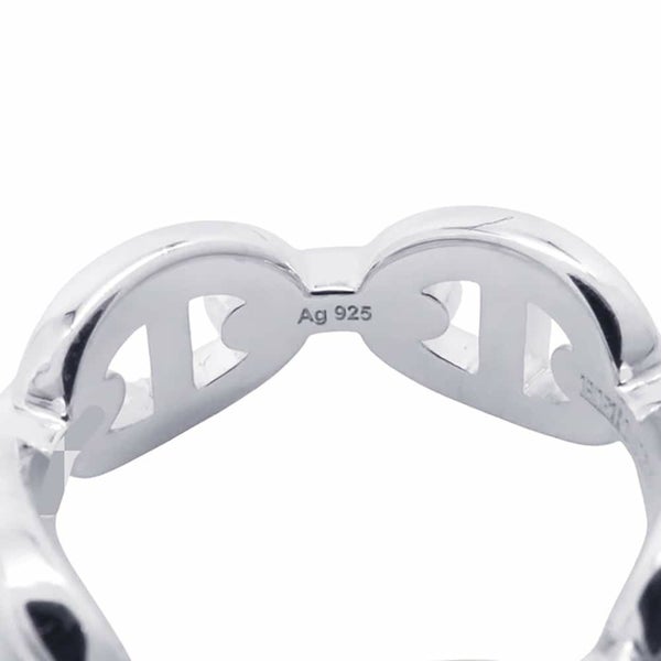 エルメス リング シェーヌダンクル アンシェネPM SV925シルバー リングサイズ51 HERMES 指輪 ジュエリー