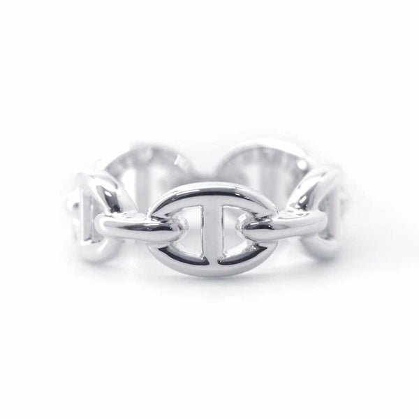 エルメス リング シェーヌダンクル アンシェネPM SV925シルバー リングサイズ51 HERMES 指輪 ジュエリー