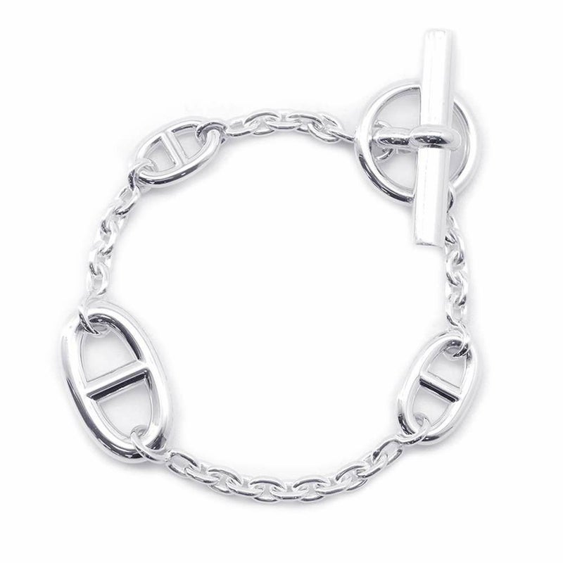 エルメス ブレスレット シェーヌダンクル ファランドール SV925シルバー サイズST HERMES ジュエリー