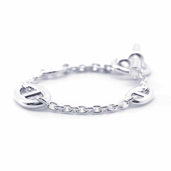 エルメス ブレスレット シェーヌダンクル ファランドール SV925シルバー サイズST HERMES ジュエリー