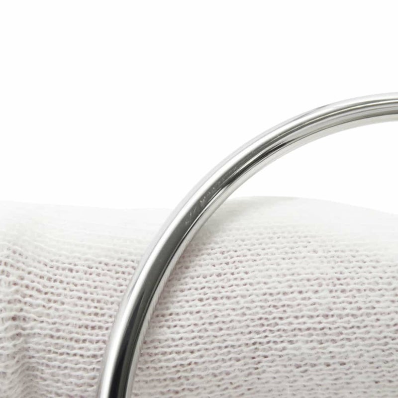 ティファニー ブレスレット Tワイヤー ブレスレット ダイヤモンド 計0.24ct K18WGホワイトゴールド サイズL 60010749 バングル