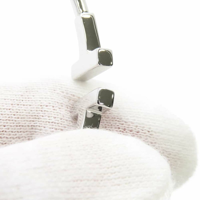 ティファニー ブレスレット Tワイヤー ブレスレット ダイヤモンド 計0.24ct K18WGホワイトゴールド サイズL 60010749 バングル