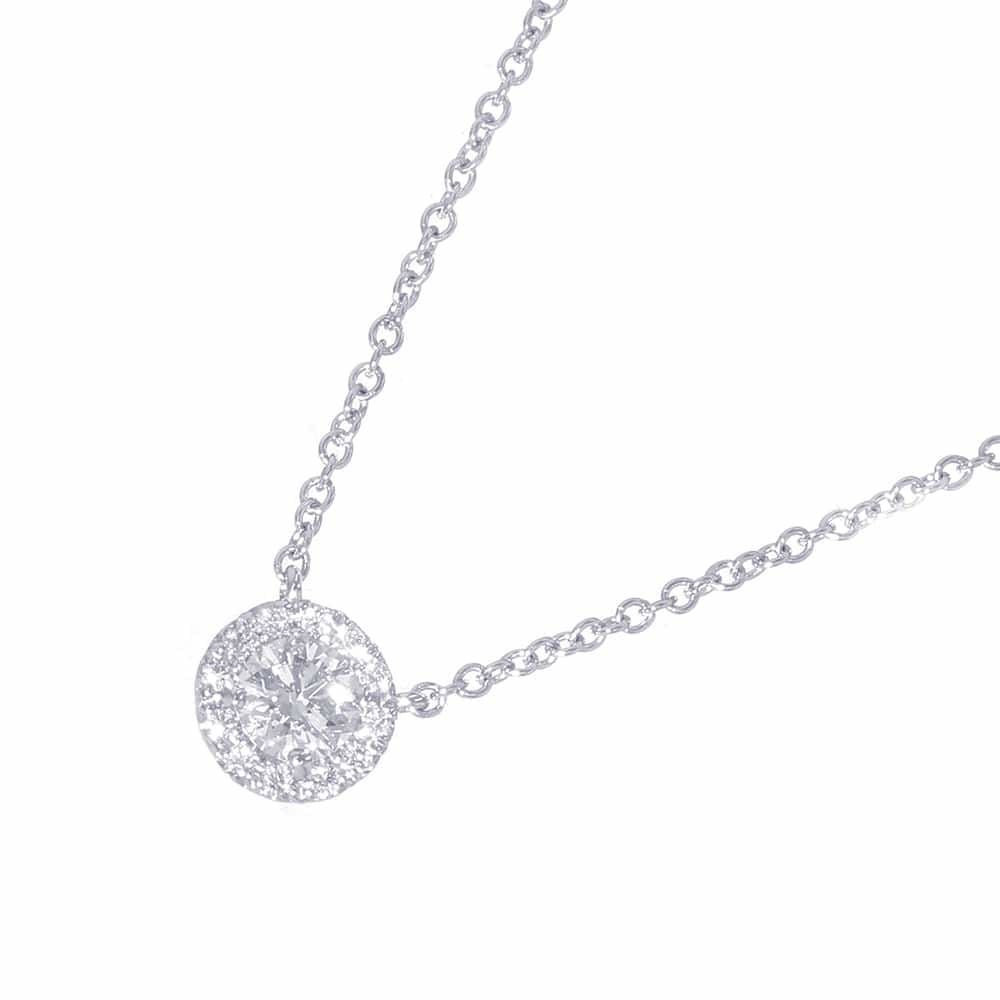 ティファニー ネックレス ソレスト ペンダント ダイヤモンド 0.23ct