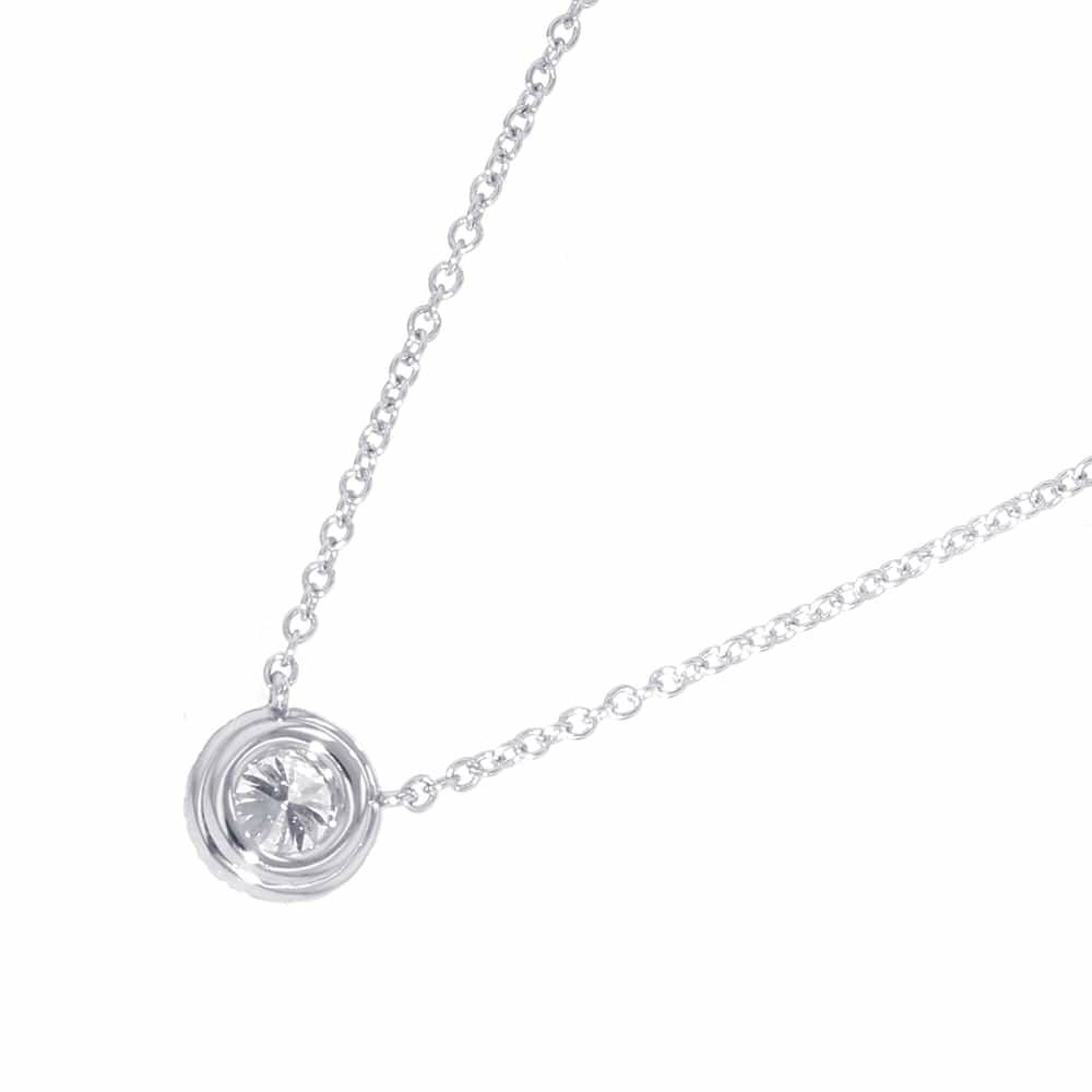 ティファニー ネックレス ソレスト ペンダント ダイヤモンド 0.23ct