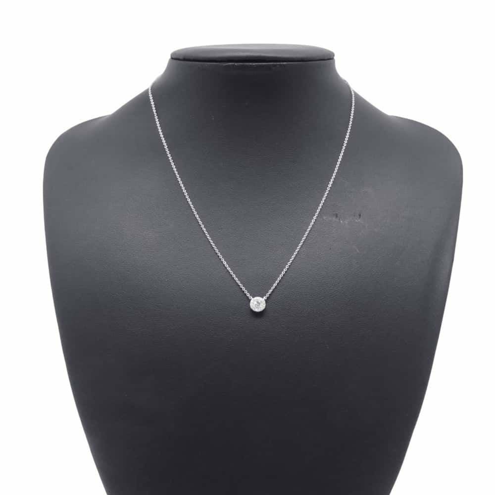 ティファニー ネックレス ソレスト ペンダント ダイヤモンド 0.23ct