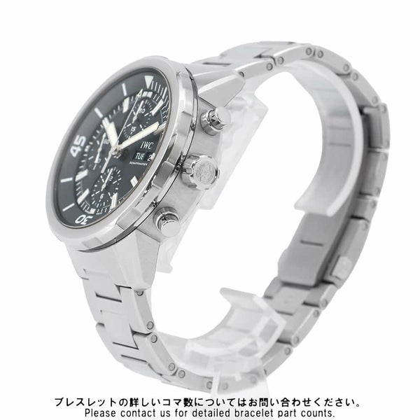 IWC アクアタイマー クロノグラフ IW376804 腕時計 黒文字盤