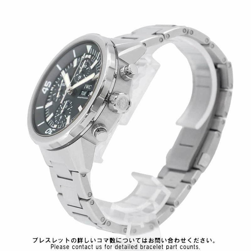 IWC アクアタイマー クロノグラフ IW376804 腕時計 黒文字盤