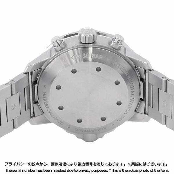IWC アクアタイマー クロノグラフ IW376804 腕時計 黒文字盤