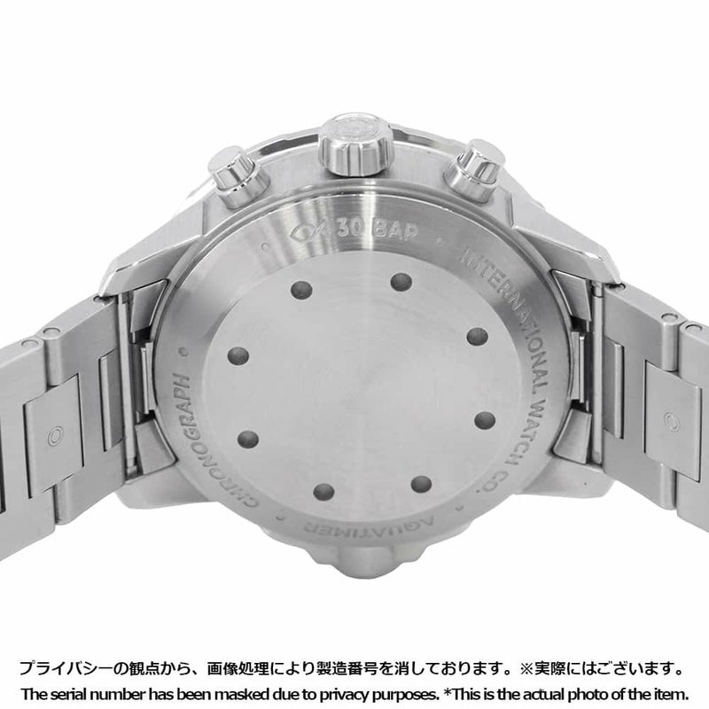 IWC アクアタイマー クロノグラフ IW376804 腕時計 黒文字盤