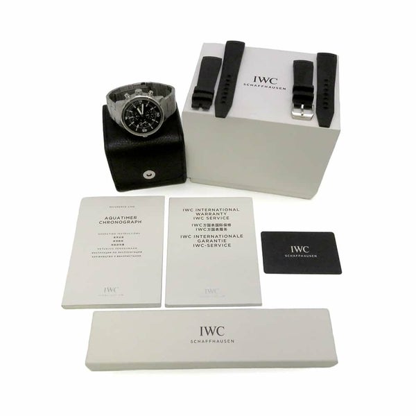 IWC アクアタイマー クロノグラフ IW376804 腕時計 黒文字盤