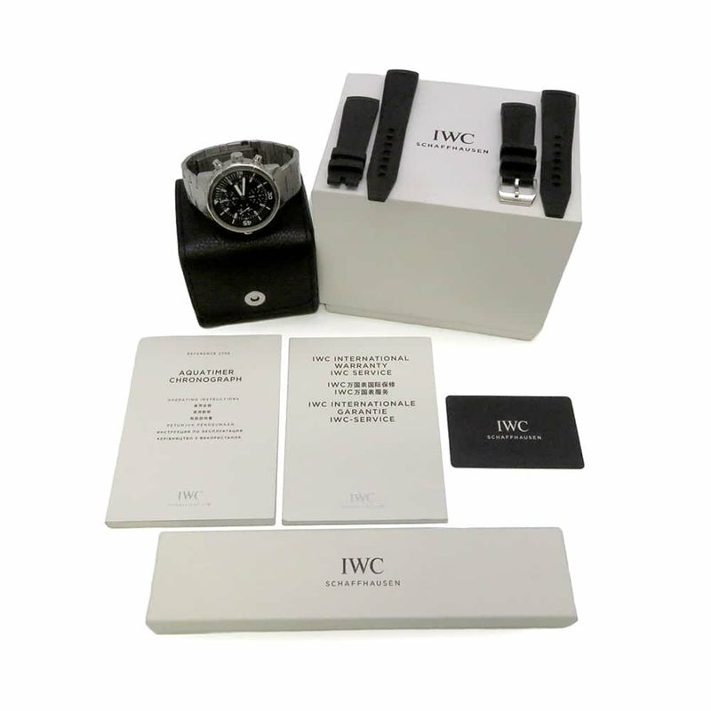 IWC アクアタイマー クロノグラフ IW376804 腕時計 黒文字盤