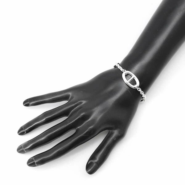 エルメス ブレスレット シェーヌダンクル ファランドール SV925シルバー サイズSH HERMES ジュエリー