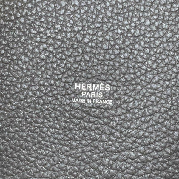 エルメス ハンドバッグ ピコタンロックPM グラファイト/シルバー金具 トリヨンモーリス U刻印