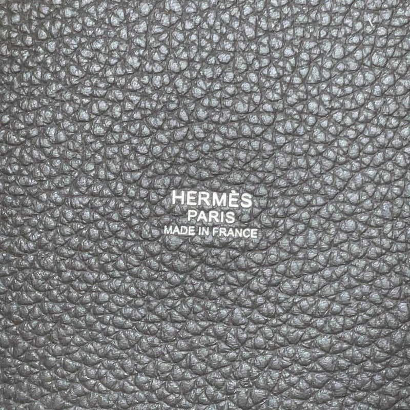 エルメス ハンドバッグ ピコタンロックPM グラファイト/シルバー金具 トリヨンモーリス U刻印