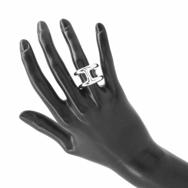 エルメス リング オスモズGM Osmose SV925シルバー リングサイズ56 HERMES ジュエリー 指輪