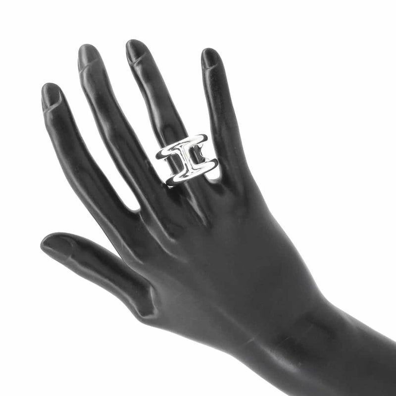 エルメス リング オスモズGM Osmose SV925シルバー リングサイズ56 HERMES ジュエリー 指輪