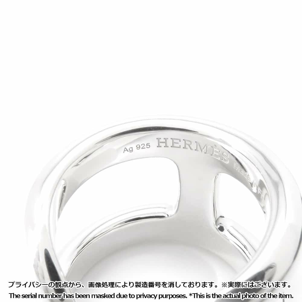 エルメス リング オスモズGM Osmose SV925シルバー リングサイズ56