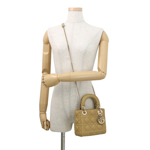 クリスチャン・ディオール ハンドバッグ レディディオール カナージュ ミニ ラムスキン M0505ONGE 2way