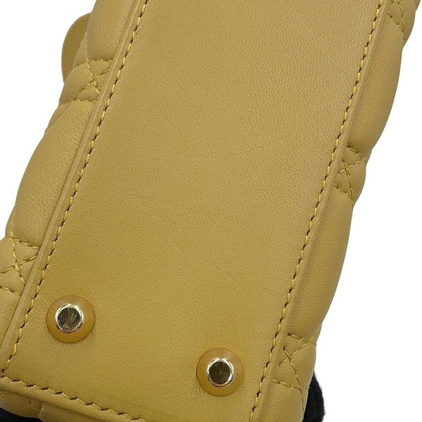 クリスチャン・ディオール ハンドバッグ レディディオール カナージュ ミニ ラムスキン M0505ONGE 2way