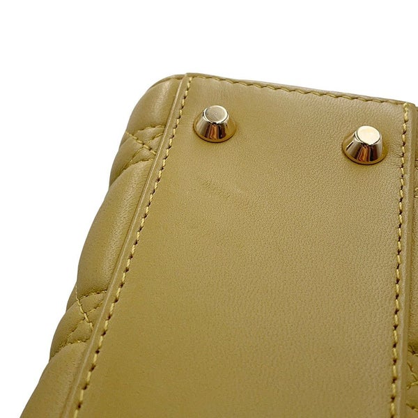 クリスチャン・ディオール ハンドバッグ レディディオール カナージュ ミニ ラムスキン M0505ONGE 2way