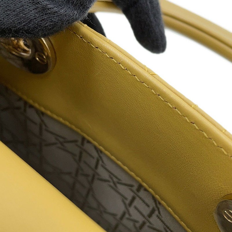 クリスチャン・ディオール ハンドバッグ レディディオール カナージュ ミニ ラムスキン M0505ONGE 2way