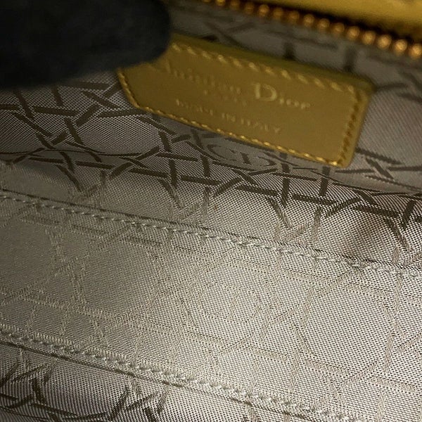 クリスチャン・ディオール ハンドバッグ レディディオール カナージュ ミニ ラムスキン M0505ONGE 2way