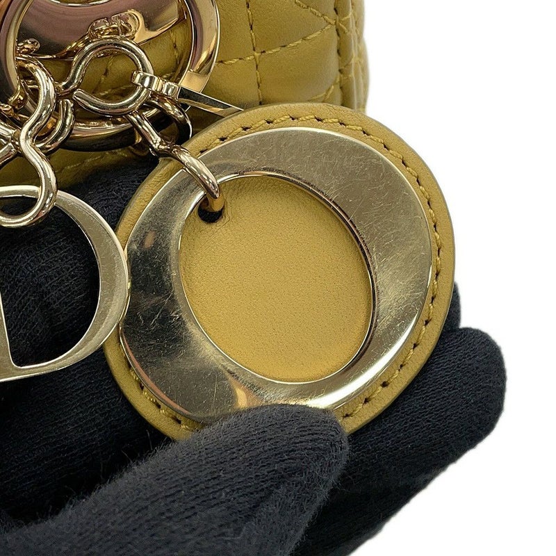 クリスチャン・ディオール ハンドバッグ レディディオール カナージュ ミニ ラムスキン M0505ONGE 2way