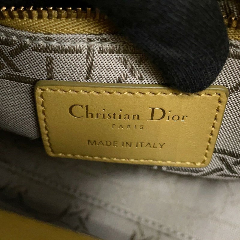 クリスチャン・ディオール ハンドバッグ レディディオール カナージュ ミニ ラムスキン M0505ONGE 2way