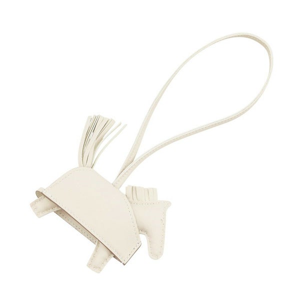 エルメス バッグチャーム ロデオPM ロベオロック クレ ラムスキン K刻印 HERMES チャーム オーナメント