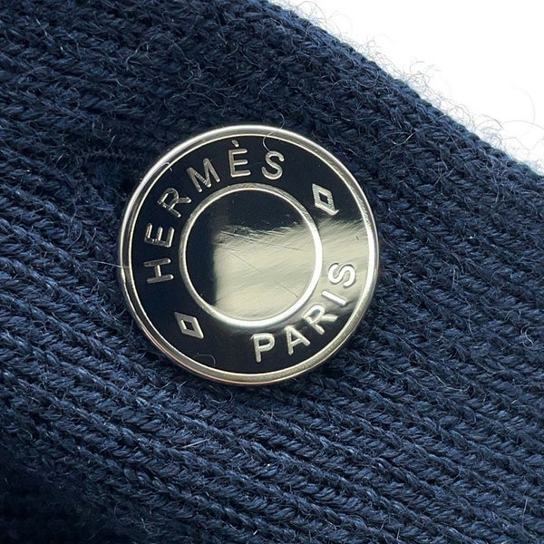 エルメス カーディガン  HARNAIS DE COUR カシミヤ シルク レディースサイズ40 HERMES トップス ニット