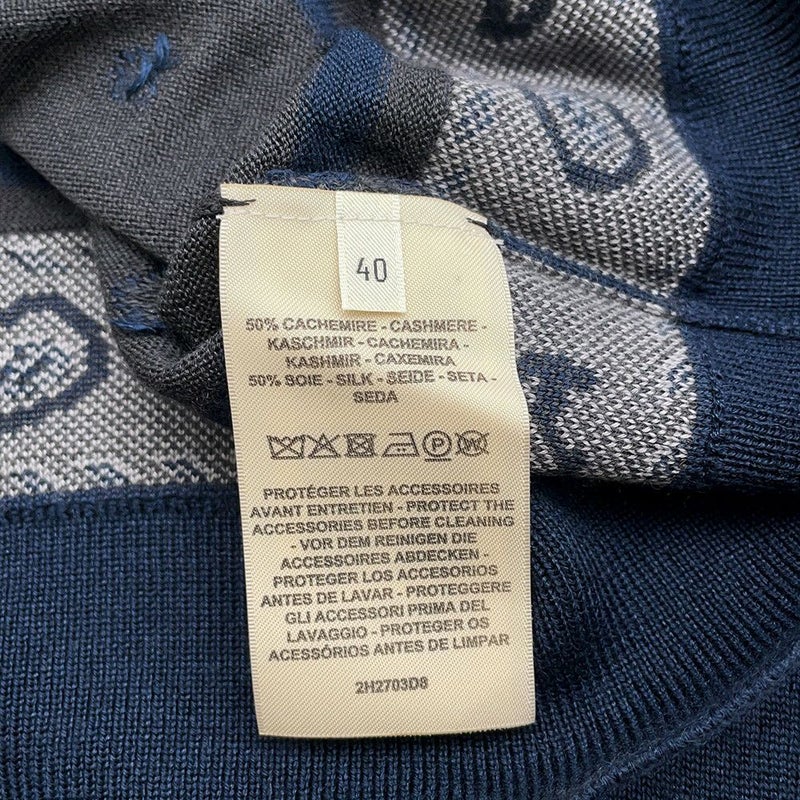 エルメス カーディガン  HARNAIS DE COUR カシミヤ シルク レディースサイズ40 HERMES トップス ニット