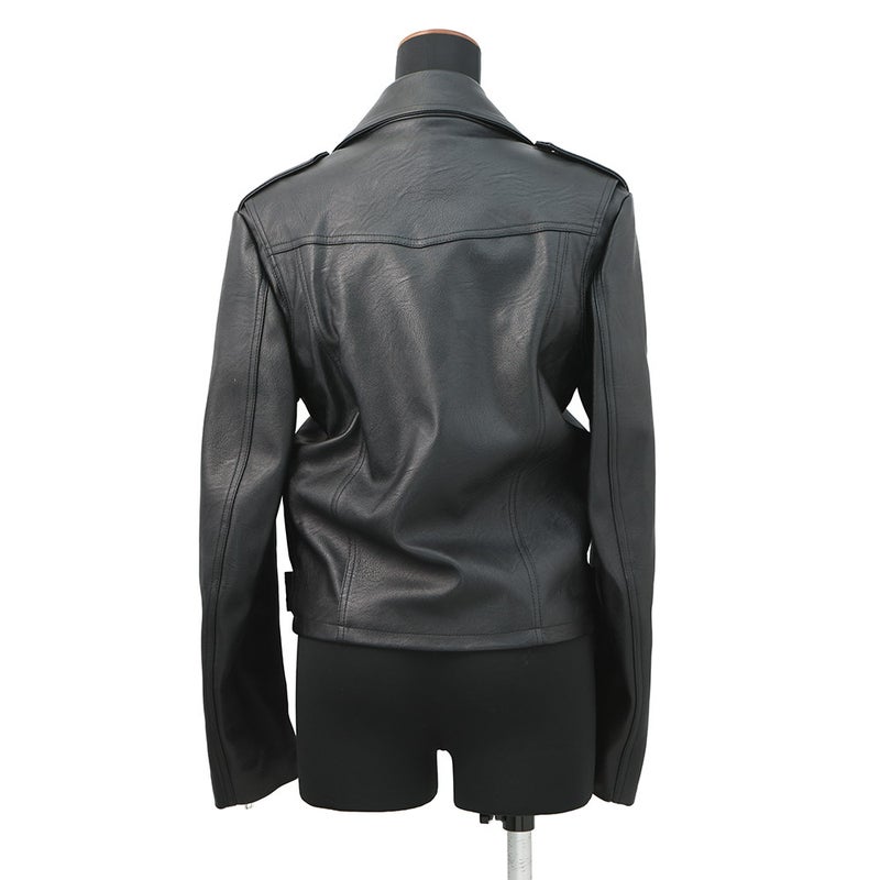 ステラマッカートニー ライダースジャケット レディースサイズ36 680075 Stella McCartney アウター 黒