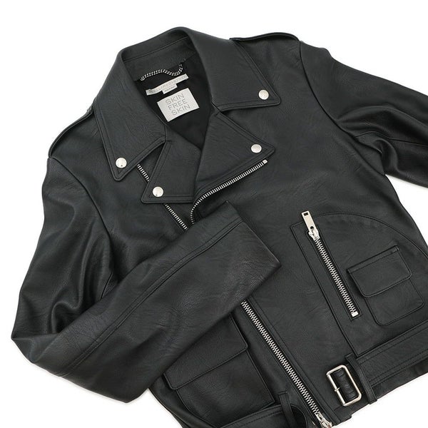 ステラマッカートニー ライダースジャケット レディースサイズ36 680075 Stella McCartney アウター 黒