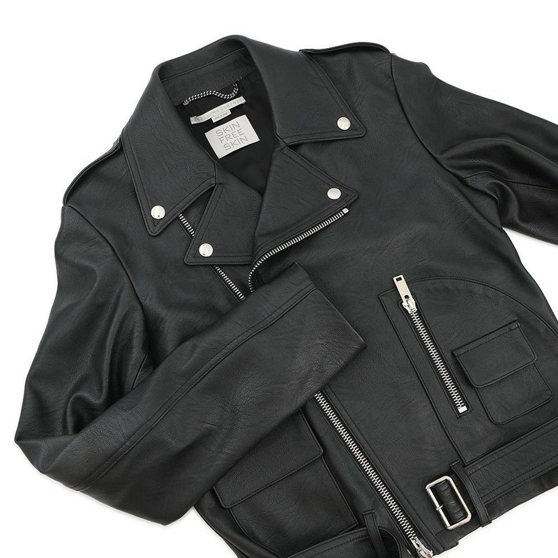 ステラマッカートニー ライダースジャケット レディースサイズ36 680075 Stella McCartney アウター 黒