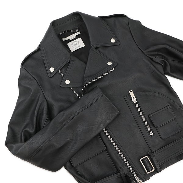 ステラマッカートニー ライダースジャケット レディースサイズ36 680075 Stella McCartney アウター 黒