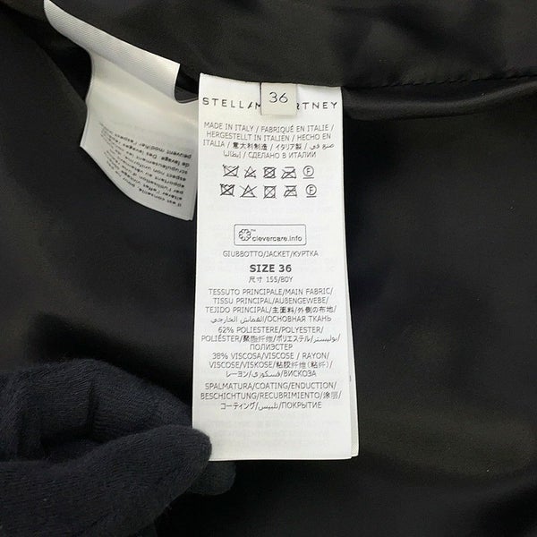 ステラマッカートニー ライダースジャケット レディースサイズ36 680075 Stella McCartney アウター 黒