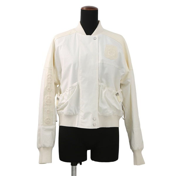 エルメス ジャケット Cliquetis ボンバージャケット コットン レディースサイズ38 HERMES アウター