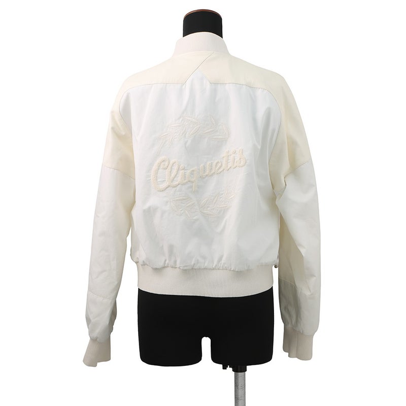 エルメス ジャケット Cliquetis ボンバージャケット コットン レディースサイズ38 HERMES アウター