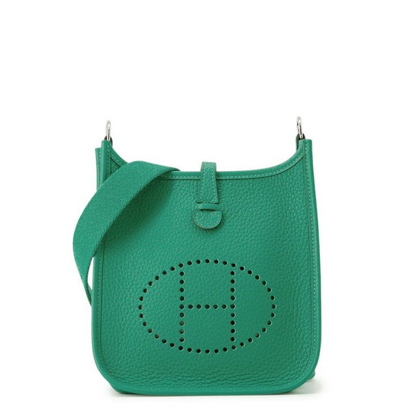 エルメス エブリンTPM 111cm アマゾン ヴェールヴェルティゴ/シルバー金具 トリヨンクレマンス W刻印