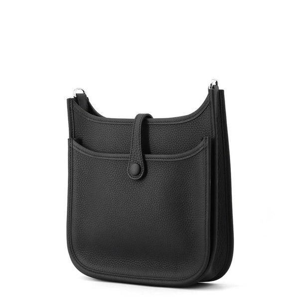 エルメス ショルダーバッグ エブリン3 23 ブラック/シルバー金具 トリヨンクレマンス K刻印 黒