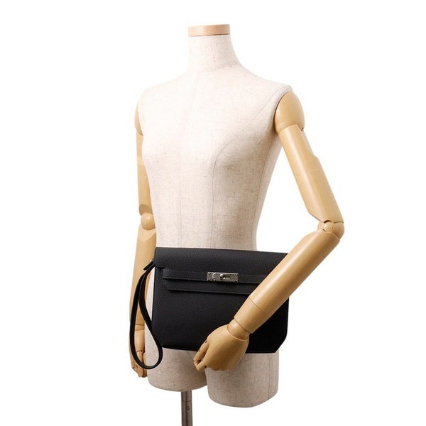 エルメス クラッチバッグ ケリーデペッシュ25 キャバン/シルバー金具 トゴ B刻印 HERMES メンズ