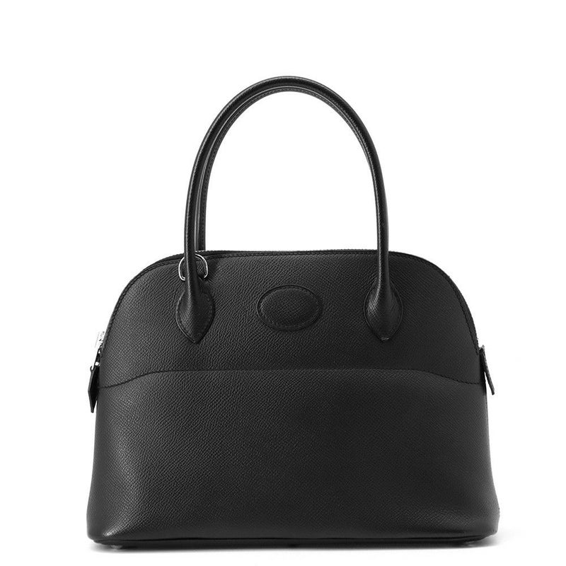 エルメス ハンドバッグ ボリード27 ブラック/シルバー金具 エプソン Y刻印 ２wayショルダー 黒