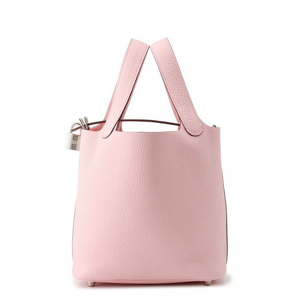 エルメス ハンドバッグ ピコタンロックPM ローズサクラ/シルバー金具 トリヨンクレマンス K刻印