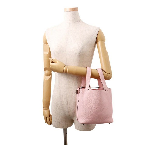 エルメス ハンドバッグ ピコタンロックPM ローズサクラ/シルバー金具 トリヨンクレマンス K刻印