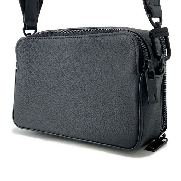 ルイヴィトン ショルダーバッグ グレインカーフレザー/LV アエログラム アルファ・ウェアラブル ウォレット M59161 財布 ブラック 黒