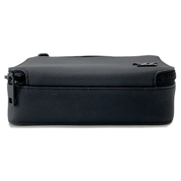 ルイヴィトン ショルダーバッグ グレインカーフレザー/LV アエログラム アルファ・ウェアラブル ウォレット M59161 財布 ブラック 黒