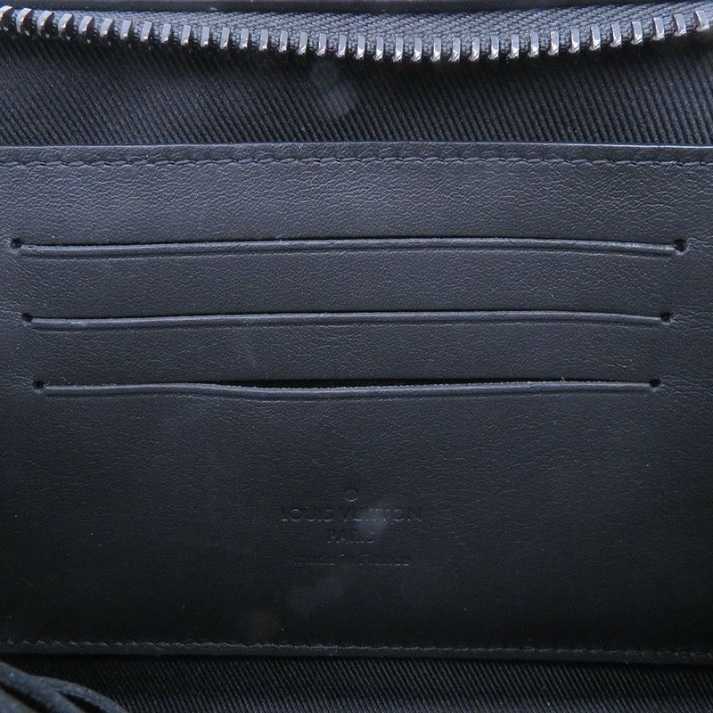 ルイヴィトン ショルダーバッグ グレインカーフレザー/LV アエログラム アルファ・ウェアラブル ウォレット M59161 財布 ブラック 黒